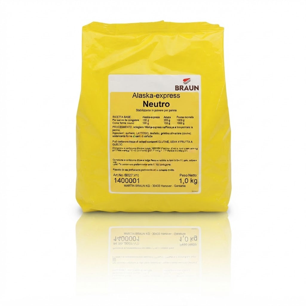 Alaska extra neutra Preparato in polvere stabilizzante per panna e semifreddi 1kg | CRESCO Cresco