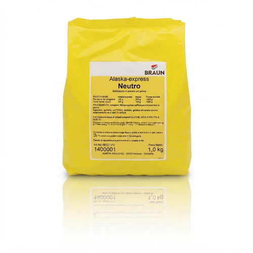 Alaska extra neutra Preparato in polvere stabilizzante per panna e semifreddi 1kg | CRESCO Cresco