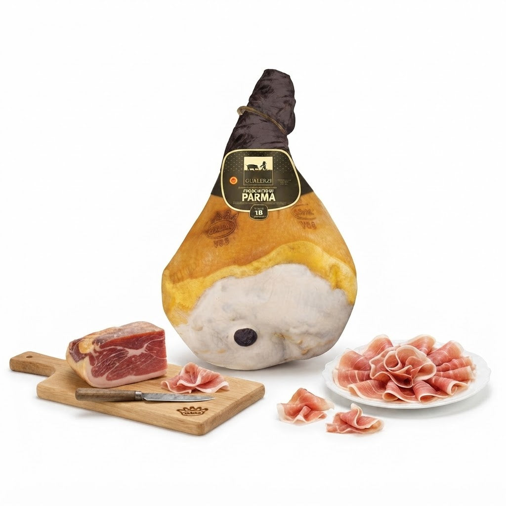 Prosciutto Parma DOP s/o g.riserva 18m piatto | GUALERZI Gualerzi