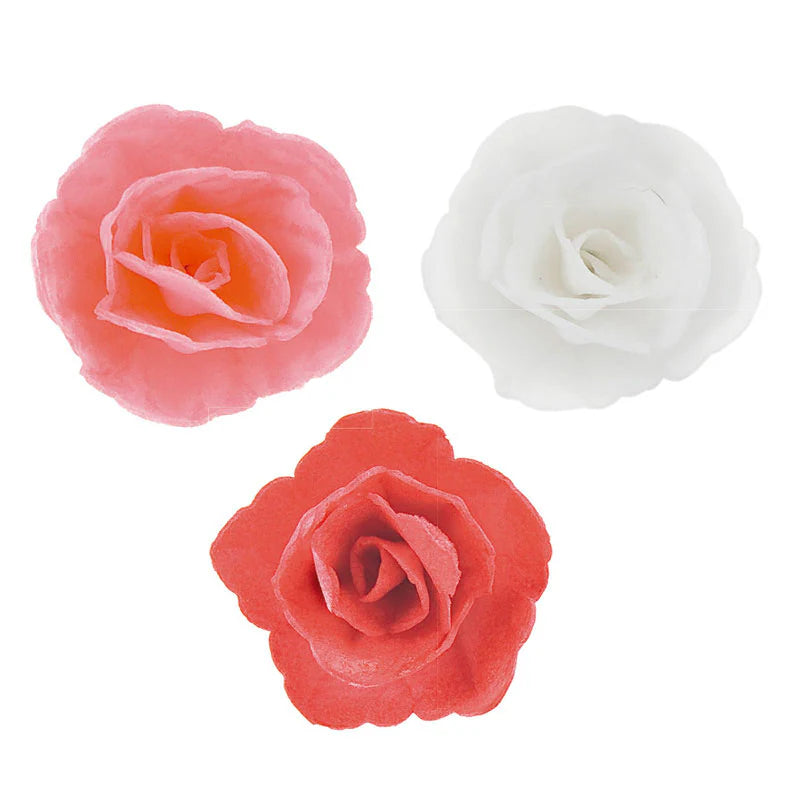 FiorI decorativi rose cialda assort. 36pz| DEKORA Dekora