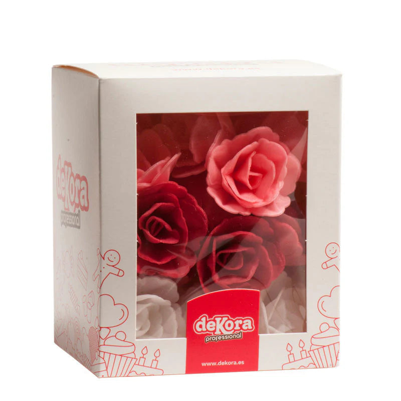 FiorI decorativi rose cialda assort. 36pz| DEKORA Dekora