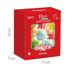 Fiori artistici in cialda 7 cm 10pz | DEKORA Dekora