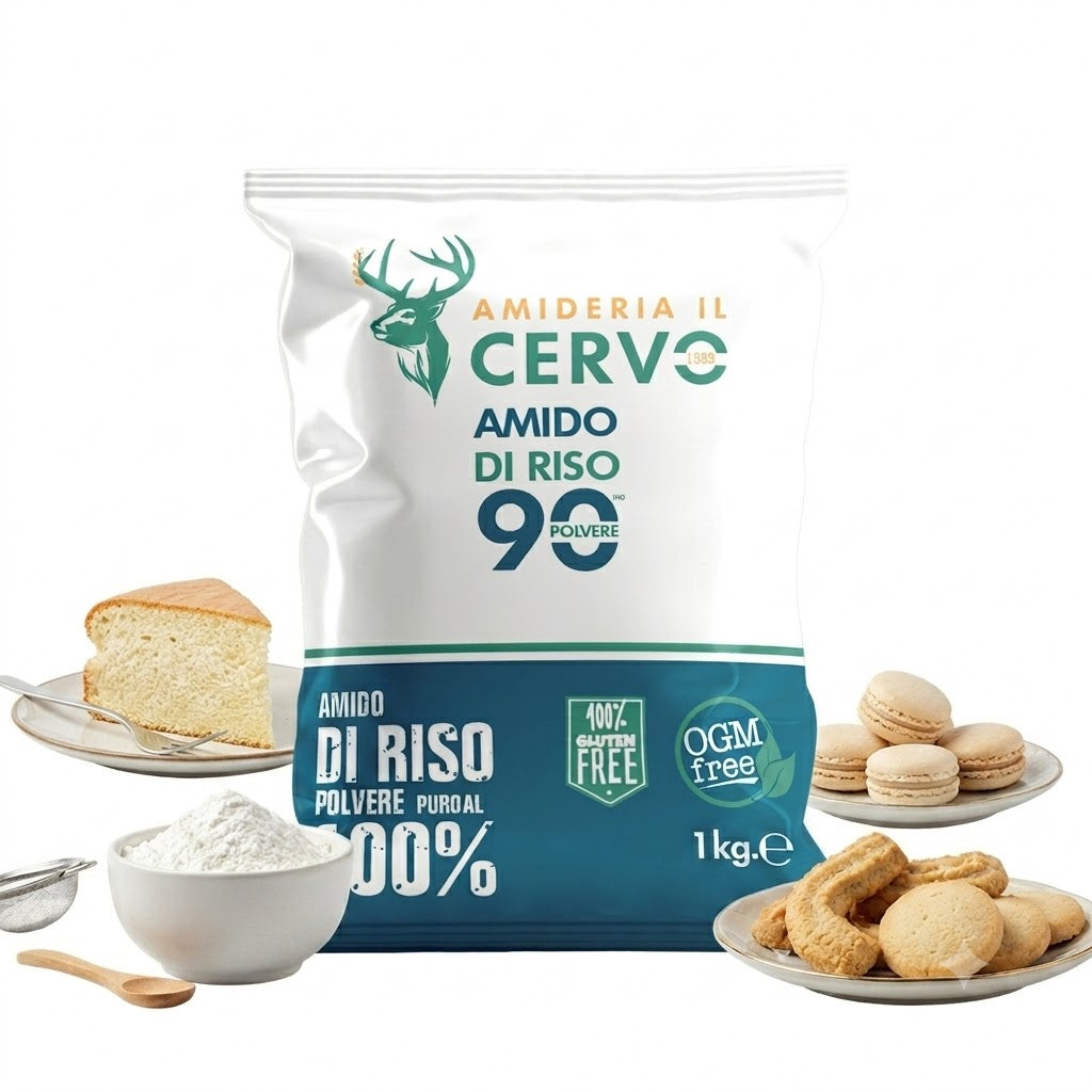 Amido in polvere 1 Kg | AMIDERIA IL CERVO Amideria il Cervo