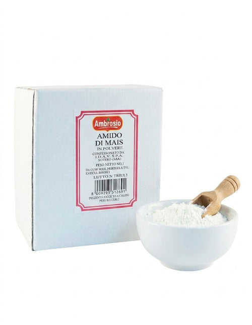 Amido di mais in polvere 1 Kg| AMBROSIO Ambrosio