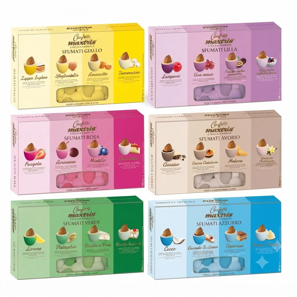 Confetti Ciocomandorla Sfumati 1kg| MAXTRIS Maxtris