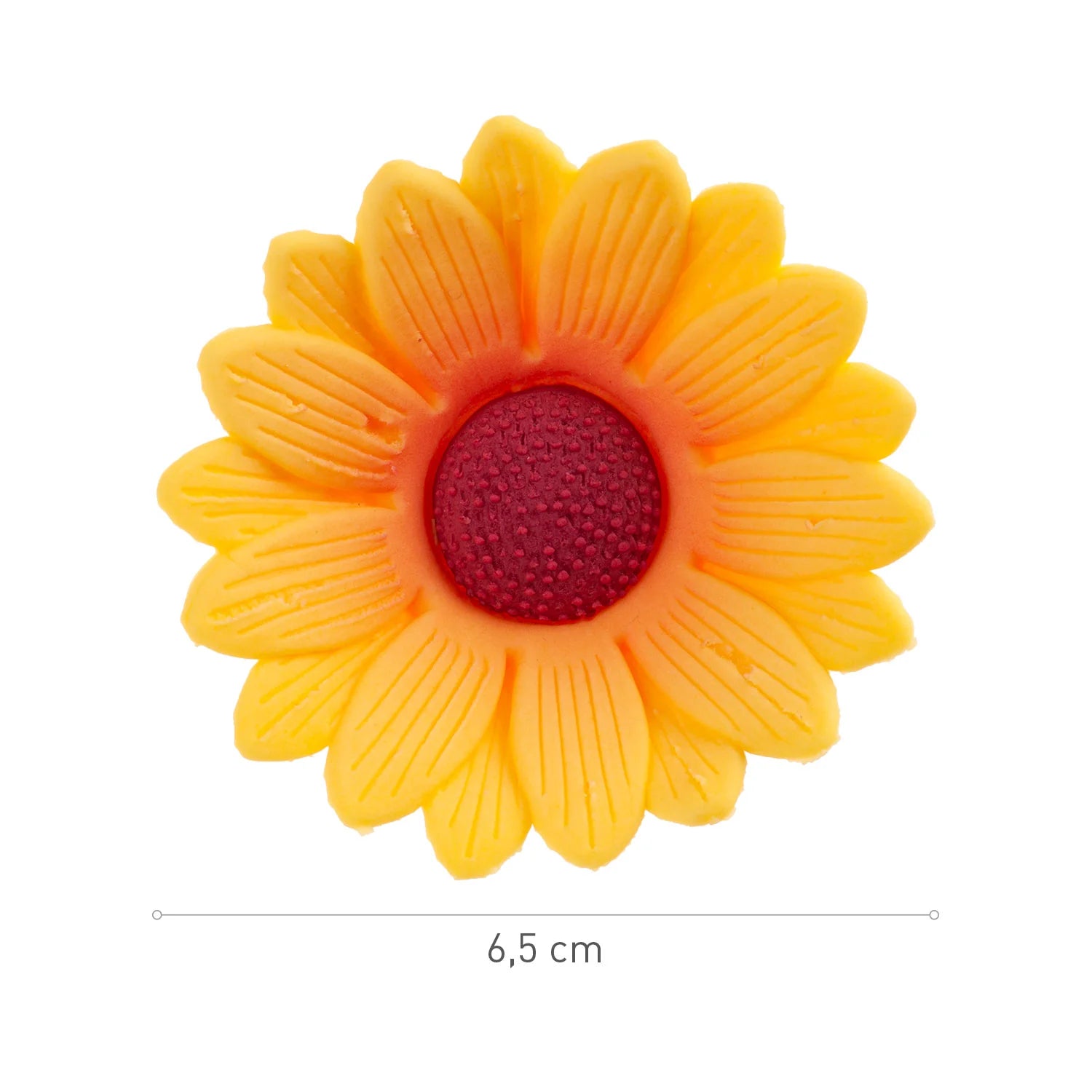 Fiore margherita decorativo di zucchero gialle 12pz| DEKORA Dekora