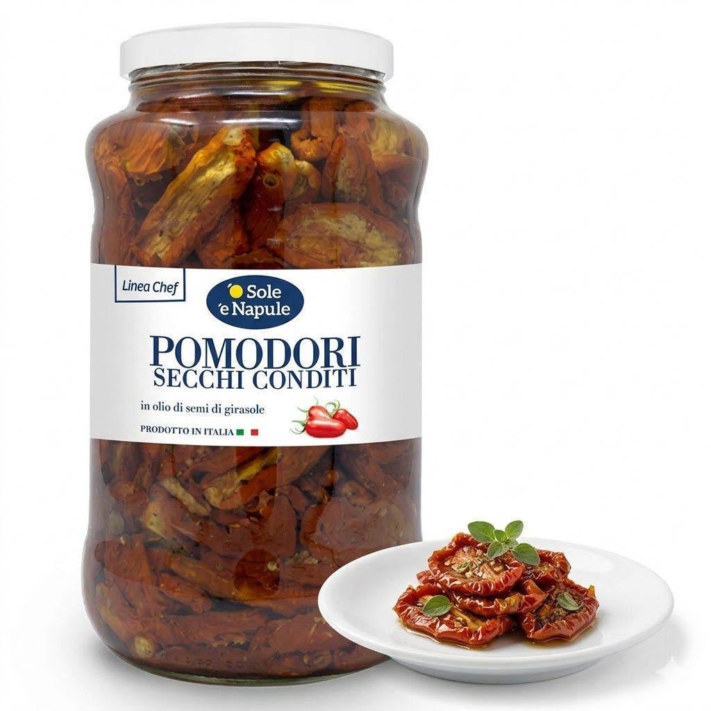 Pomodorini secchi canditi 950g| 'O SOLE 'E NAPULE 'O Sole 'e Napule