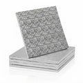 Base sottotorta quadrata argentata 5pz| AMBRA'S Ambra's