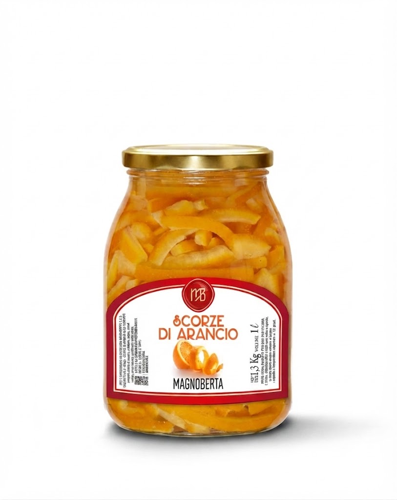 Arancio scorze/filetti al naturale 1,3kg| MAGNOBERTA Magnoberta