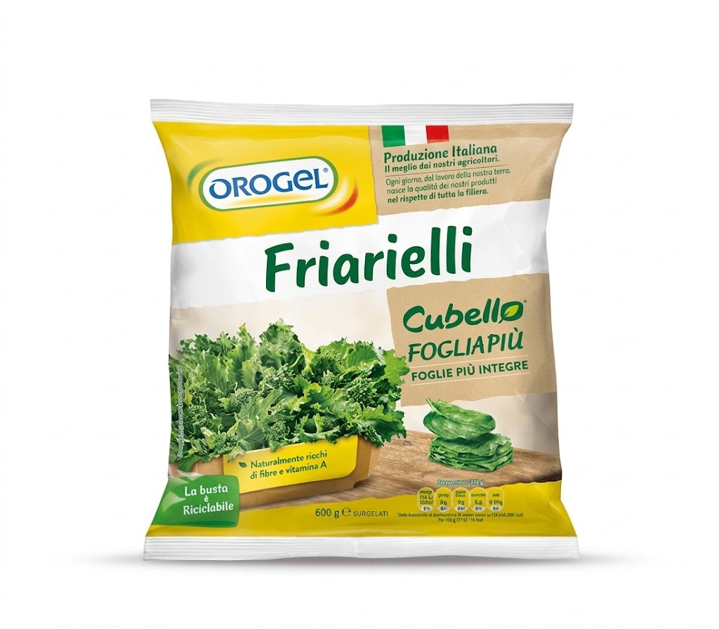 Friarielli cubetto 1kg | OROGEL Orogel