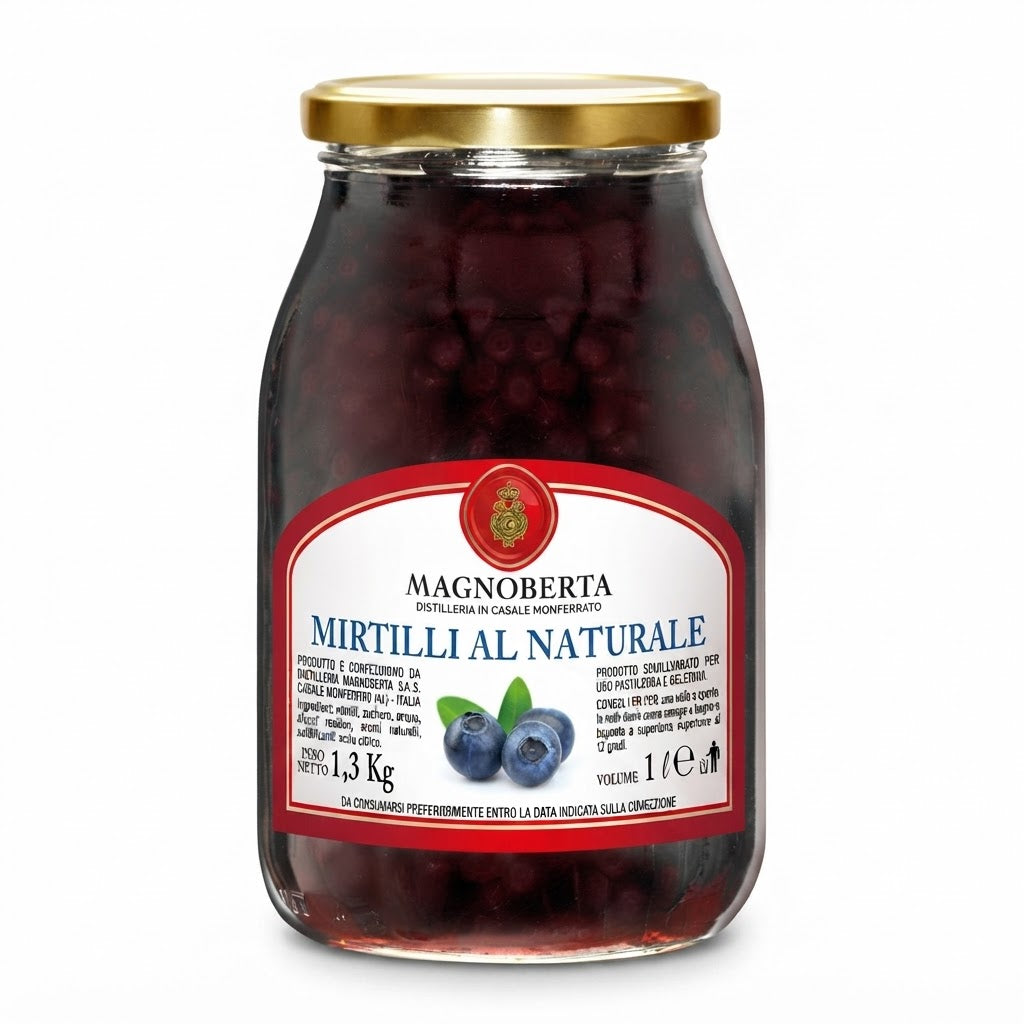 Mirtilli al naturale 1.3 Kg| MAGNOBERTA Magnoberta