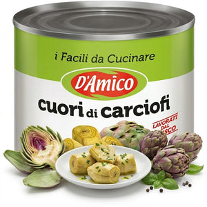 Cuori di Carciofo al naturale 2550gr | D'AMICO
