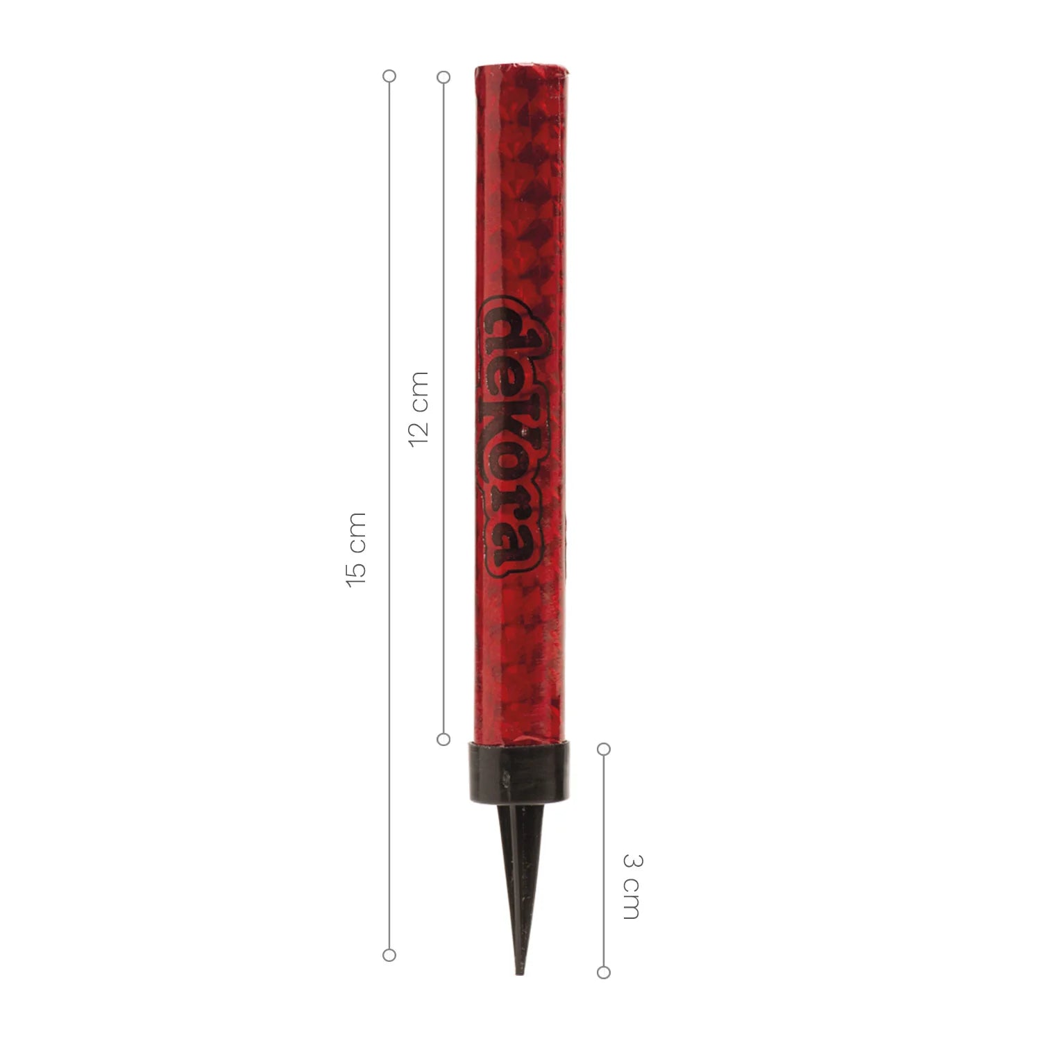 Fontana con la clip rosse 15cm 1x12pz Dekora