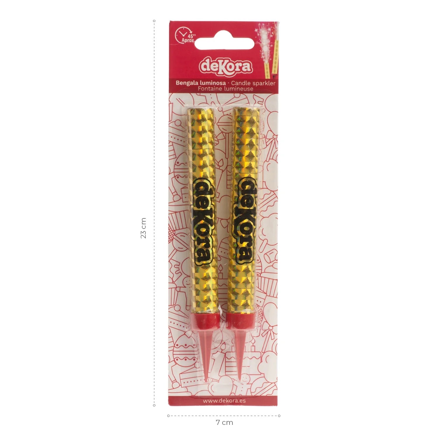 Fontana 2nr dorata 12pz| DEKORA Dekora