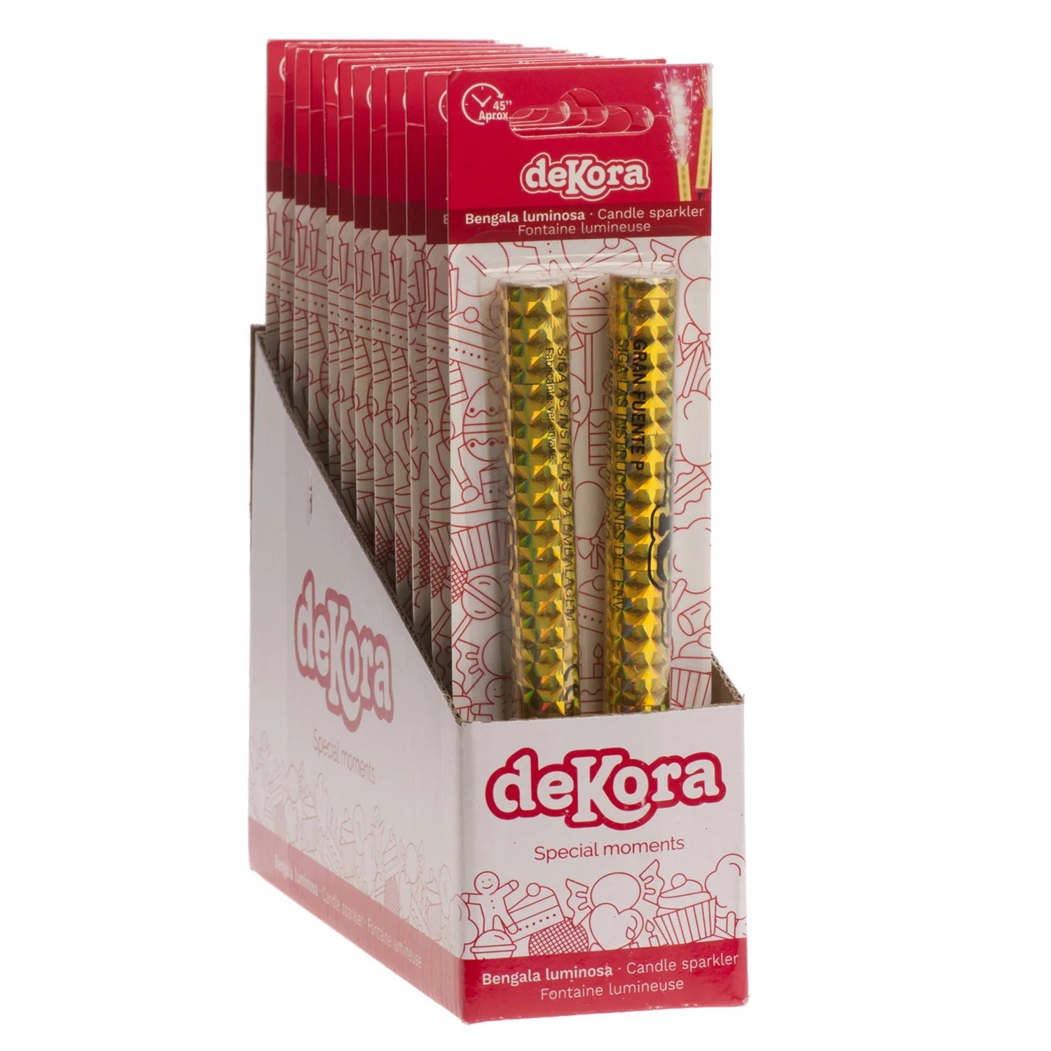 Fontana 2nr dorata 12pz| DEKORA Dekora
