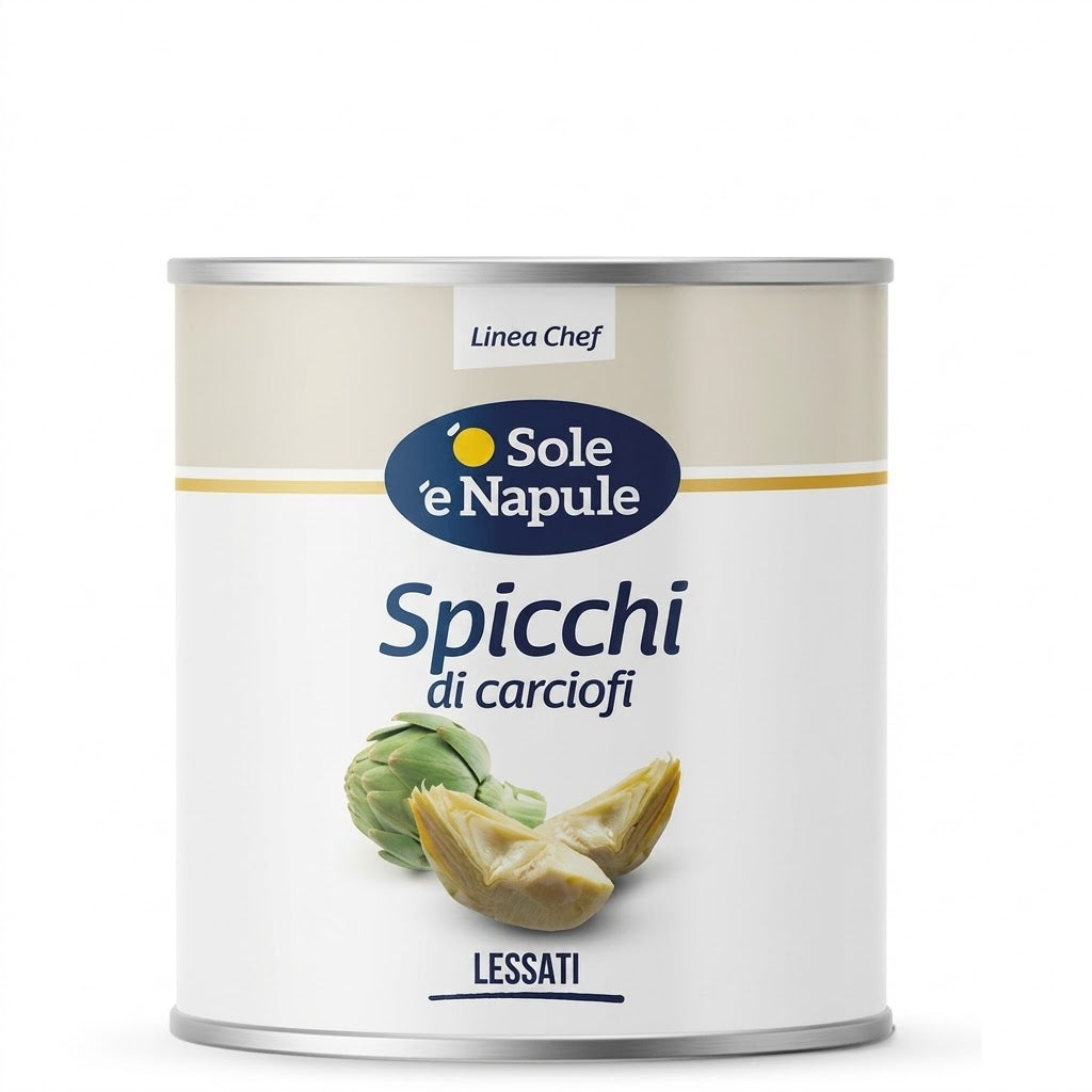 Carciofi a spicchi linea Chef 2.6Kg |'O SOLE 'E NAPULE 'O Sole 'e Napule