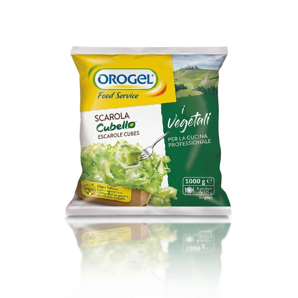 Scarola cubetti surgelati 1kg | OROGEL Orogel