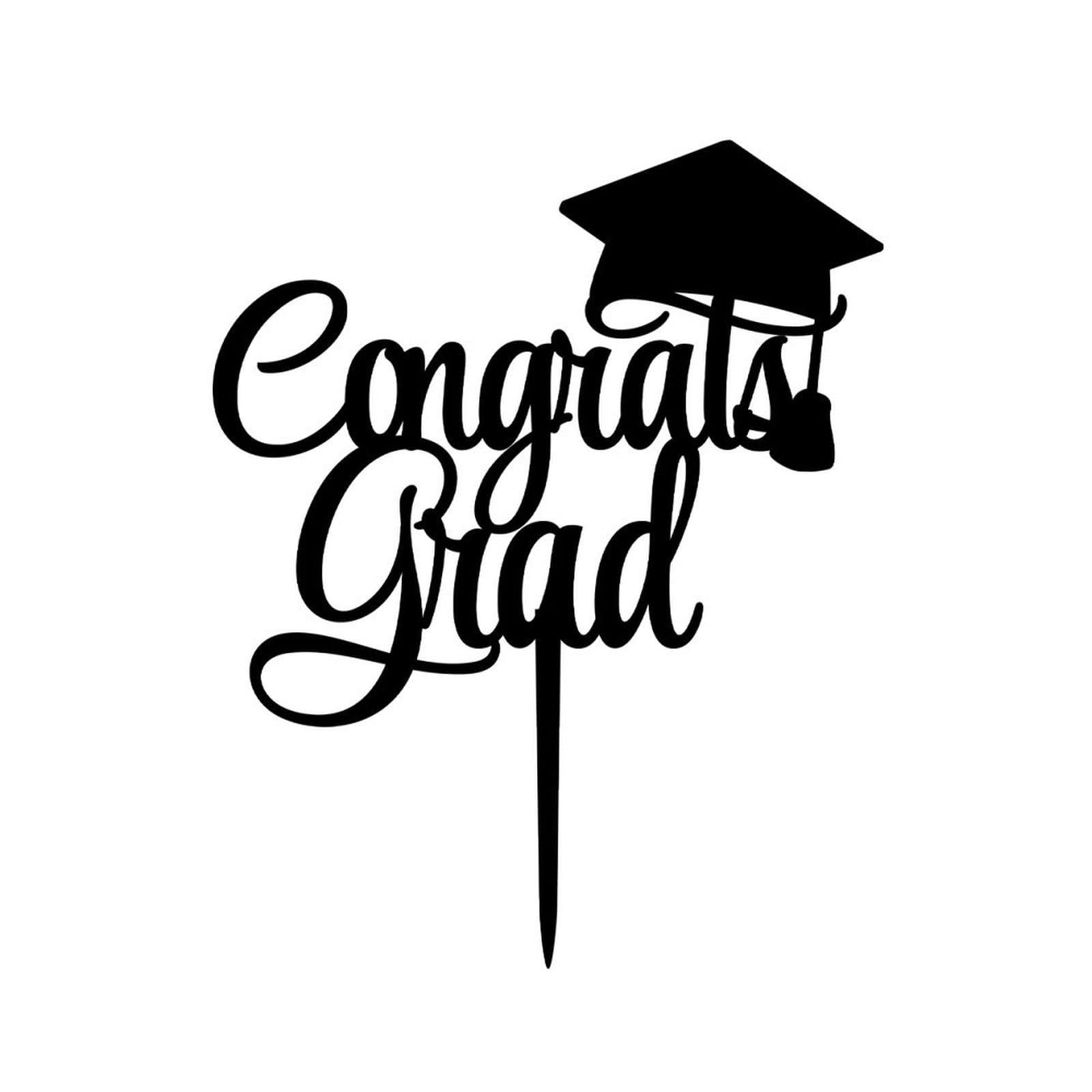 Cake topper la laurea 6pz| DEKORA Dekora