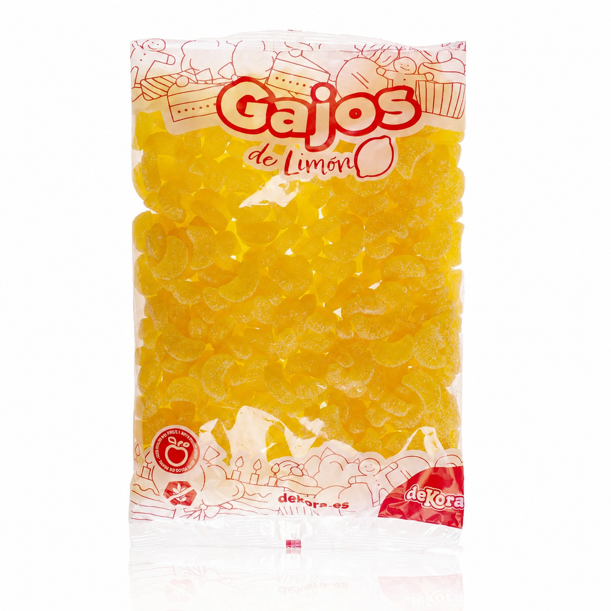 Caramelle Spicchi Jelly Limone 1kg | DEKORA Dekora