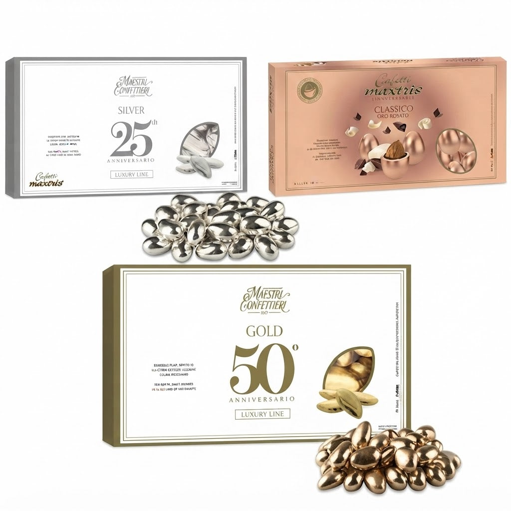 Confetti Oro e Argento 500gr | MAXTRIS Maxtris