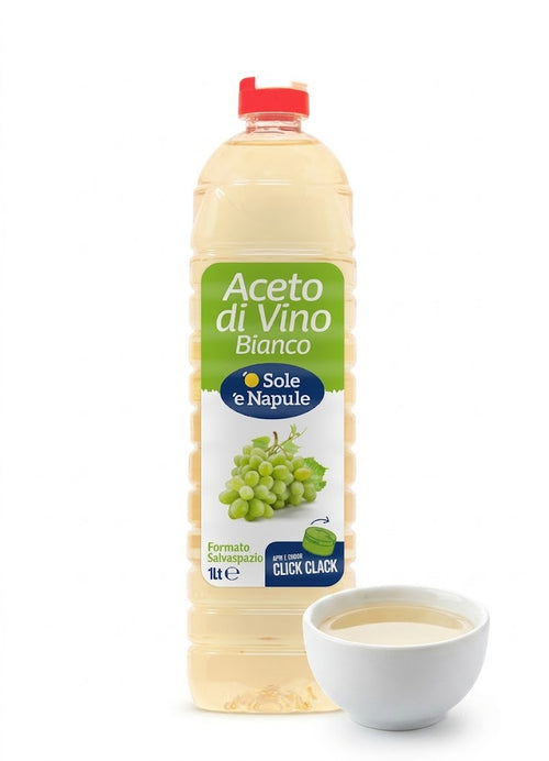 Aceto di vino bianco 1lt| 'O SOLE 'E NAPULE 'O Sole 'e Napule