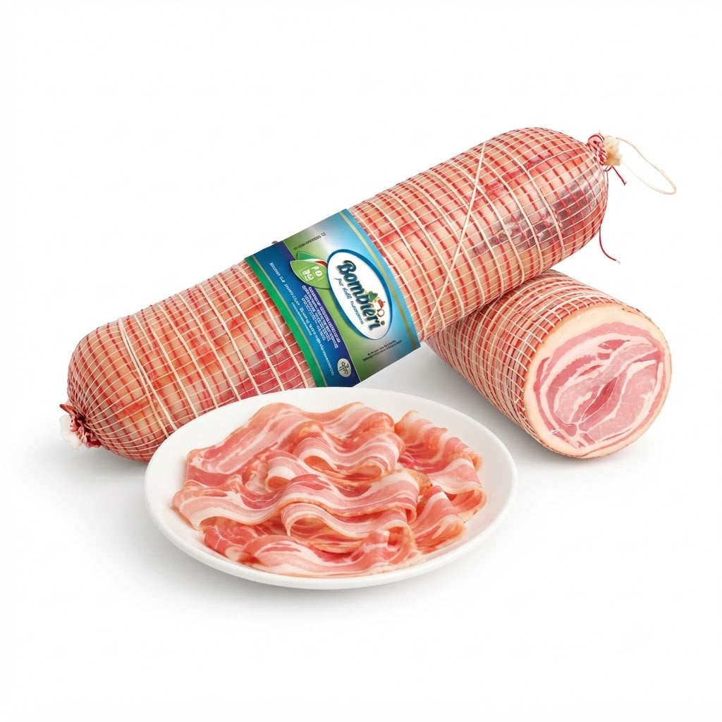 Pancetta arrotolata dolce 1/2 sv | BOMBIERI Bombieri