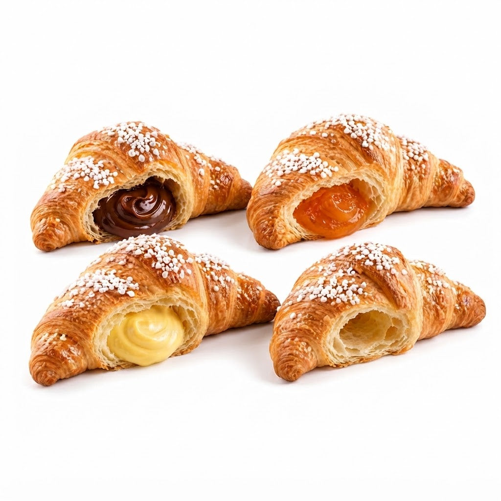 Croissant zuccherato congelato 80-90grx 40pz | PAC GEL Pac Gel