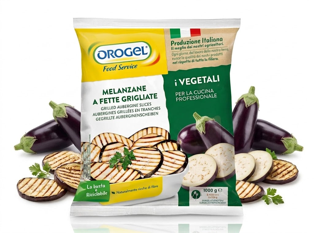 Melanzane grigliate a fette 1kg | OROGEL Orogel