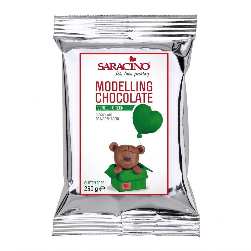 Modelling Chocolate verde 250gr| SARACINO SARACINO