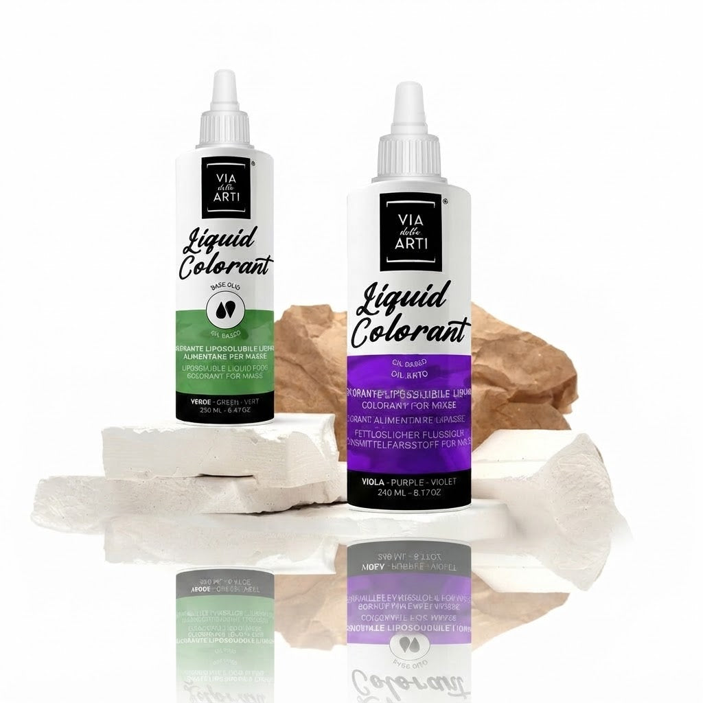 Colorante Alimentare Liquido base olio 240gr| VIA DELLE ARTI Via delle Arti