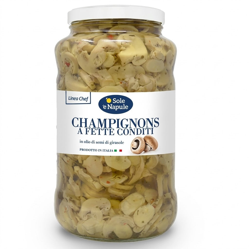 Funghi champignon alla zingara 2.900kg | 'O SOLE 'E NAPULE 'O Sole 'e Napule