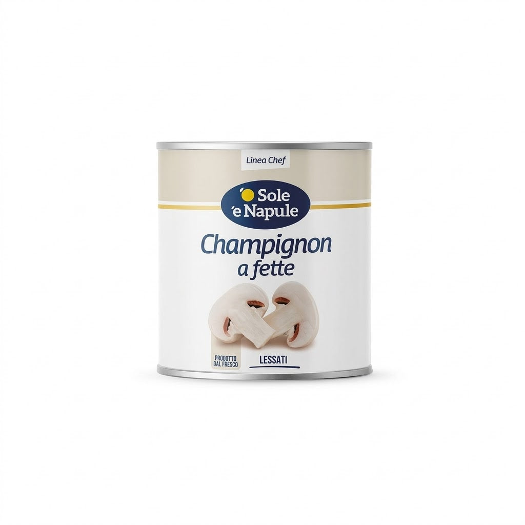 Funghi champignon a fette 2.5kg| 'O SOLE 'E NAPULE 'O Sole 'e Napule