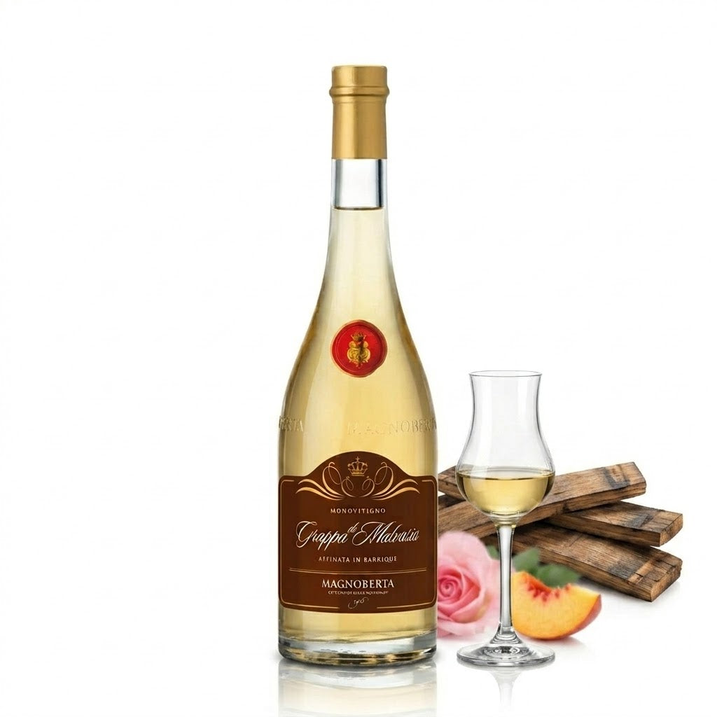 Grappa di malvasia 70cl barrique| MAGNOBERTA Magnoberta