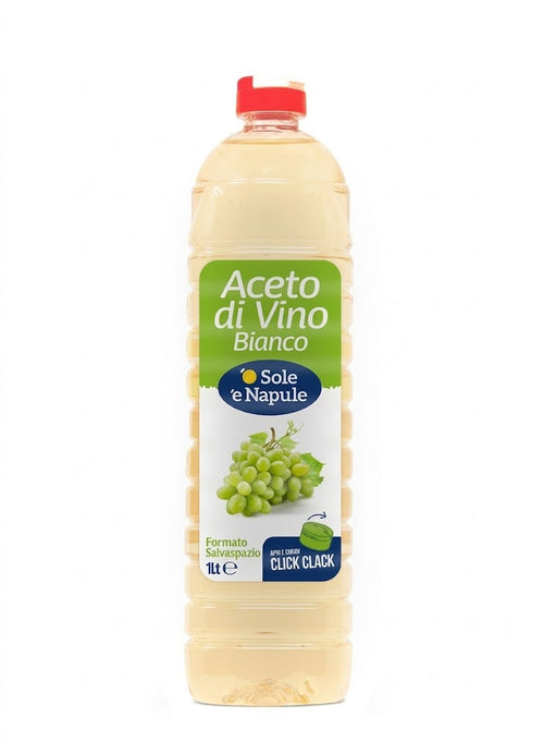 Aceto di vino bianco 1lt| 'O SOLE 'E NAPULE 'O Sole 'e Napule