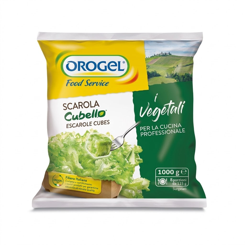 Scarola cubetti 1kg | OROGEL Orogel