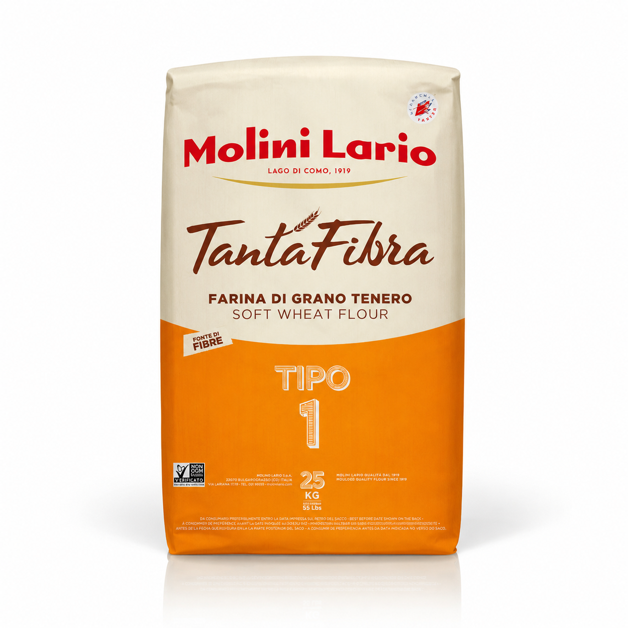 Farina tipo1 arancio W300/330 25kg | MOLINI LARIO Molini Lario