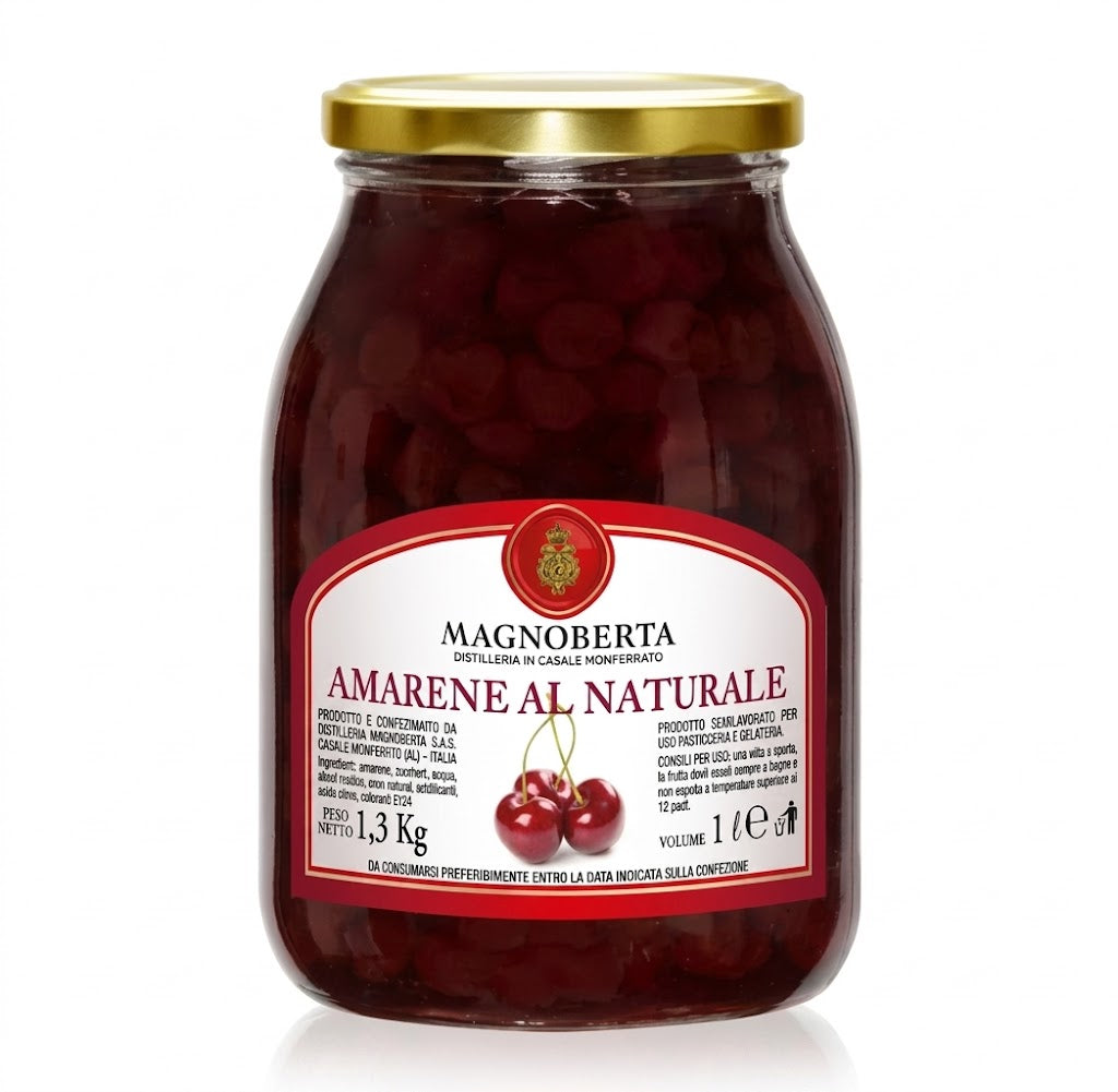 Amarene al naturale 1.3Kg | MAGNOBERTA Magnoberta