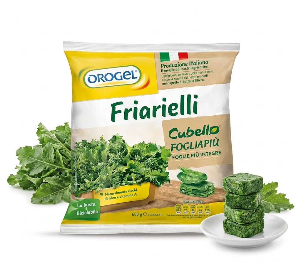 Friarielli cubetto 1kg | OROGEL Orogel