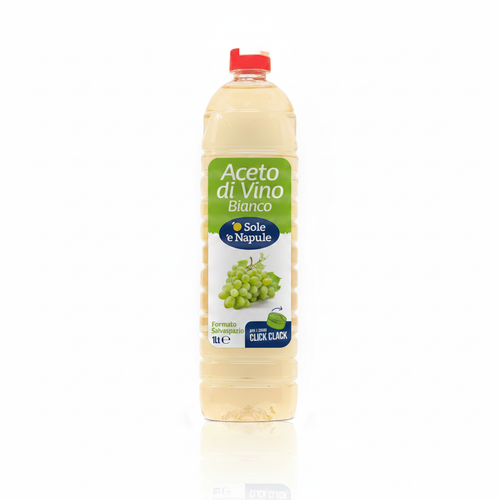 Aceto di Vino Bianco 1lt| 'O SOLE 'E NAPULE 'O Sole 'e Napule