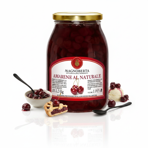 Amarene al naturale 1.3Kg | MAGNOBERTA Magnoberta