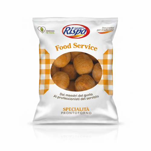 Arancini medi al sugo surgelati 25gr 2.5kg | RISPO Rispo