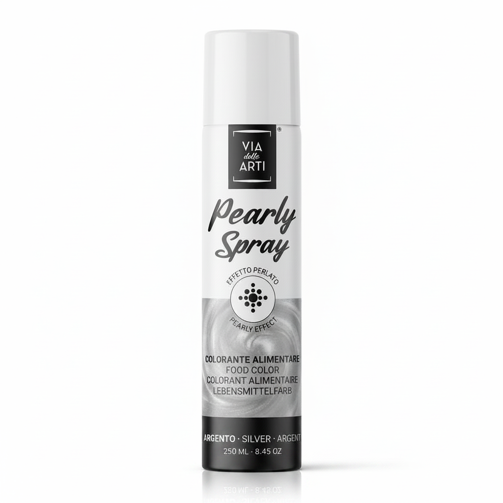 Colorante Alimentare Spray effetto perlato 250ml | VIA DELLE ARTI Via delle Arti