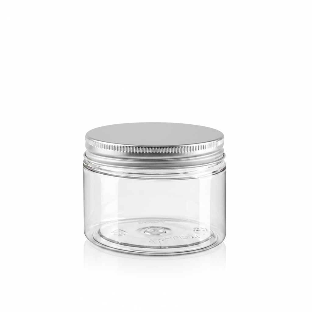 Barattolino in pet con coperchio in alluminio 150ml 60pz| ALCAS Alcas