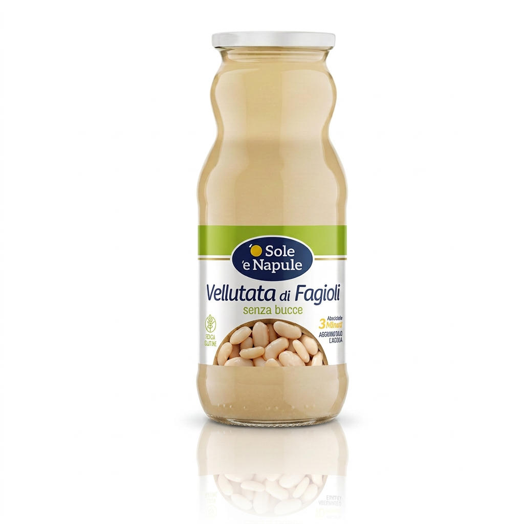 Vellutata di fagioli vetro 350gr| 'O SOLE 'E NAPULE 'O Sole 'e Napule