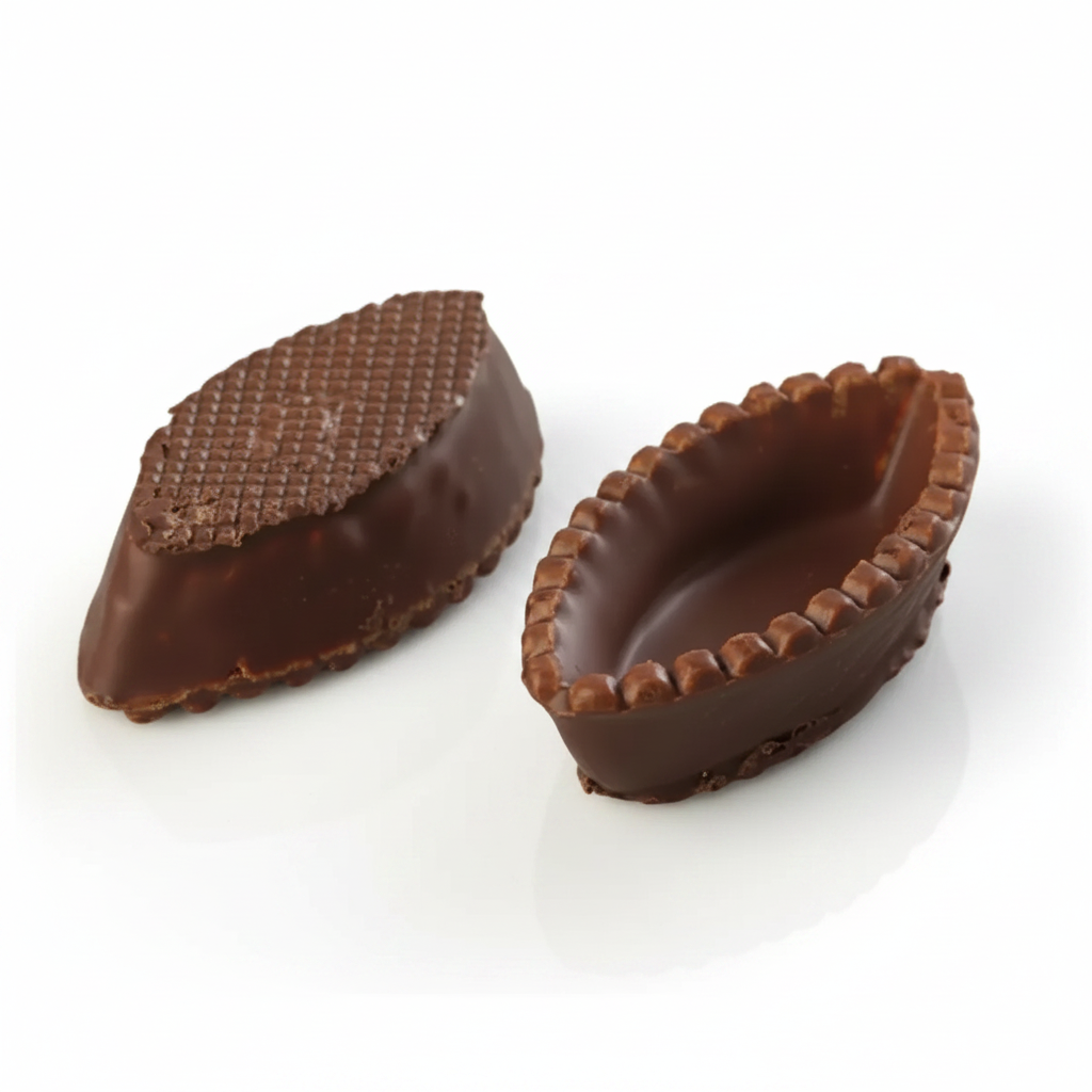 Barchette mignon in pasta frolla glassate al cioccolato 200pz| TEDESCO Tedesco
