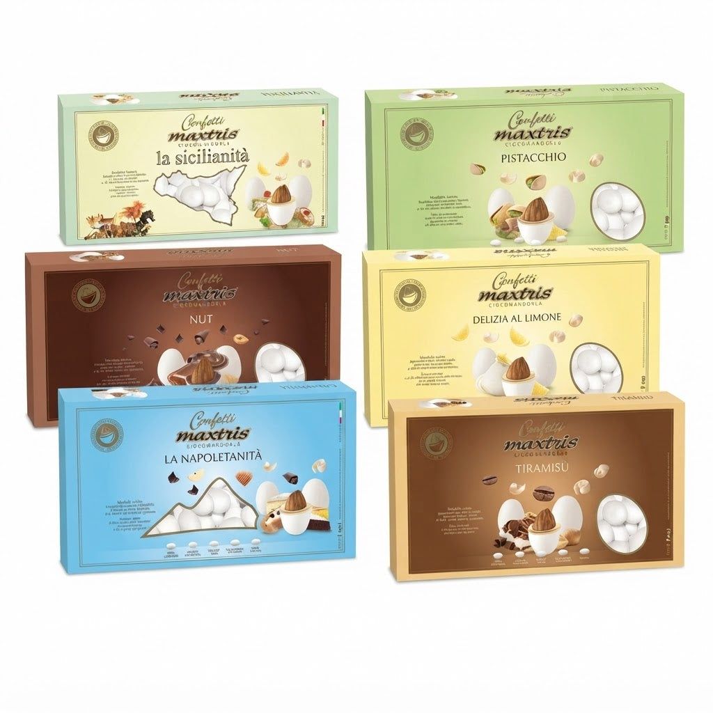 Confetti Ciocomandorla Gusti Vari 1 kg| MAXTRIS Maxtris
