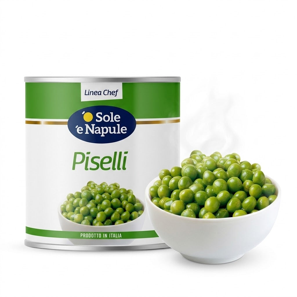 Piselli lessati linea chef 2.5kg| 'O SOLE 'E NAPULE 'O Sole 'e Napule