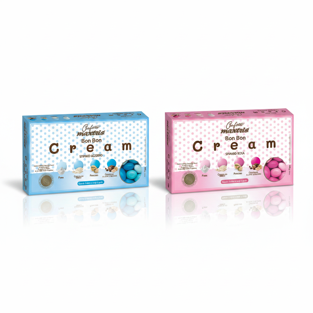 Confetti Bon Bon Cream sfumati 900 gr| MAXTRIS Maxtris