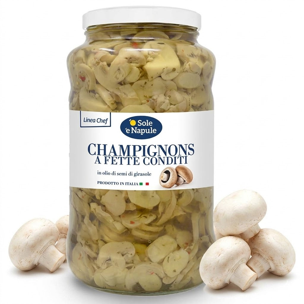 Funghi champignon alla zingara 2.900kg | 'O SOLE 'E NAPULE 'O Sole 'e Napule