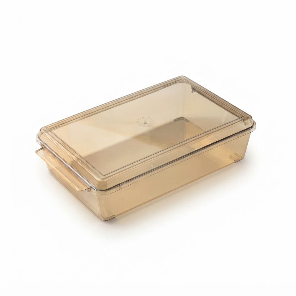 Contenitore rettangolare per Tiramisù fumè c/c 50pz| ALCAS Alcas